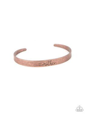Paparazzi "Mother" Copper Cuff Bracelet (BC095)